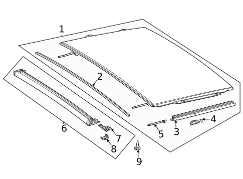 Sunroof for 2022 Mercedes-Benz GLA35 AMG #1