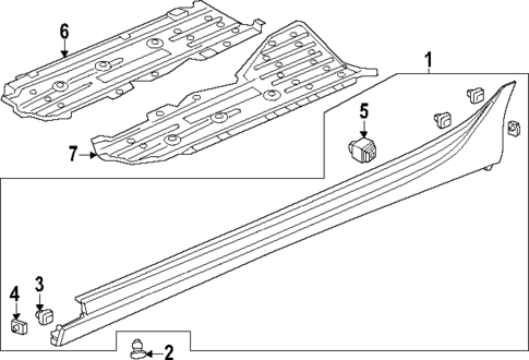 Exterior Trim - Pillars for 2023 Acura Integra #0