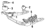 F7DZ6068AA - Engine: Rear Mount for Ford: Taurus | Mercury: Sable Image