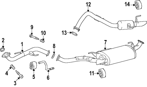 Exhaust Components for 2024 Toyota Land Cruiser #0