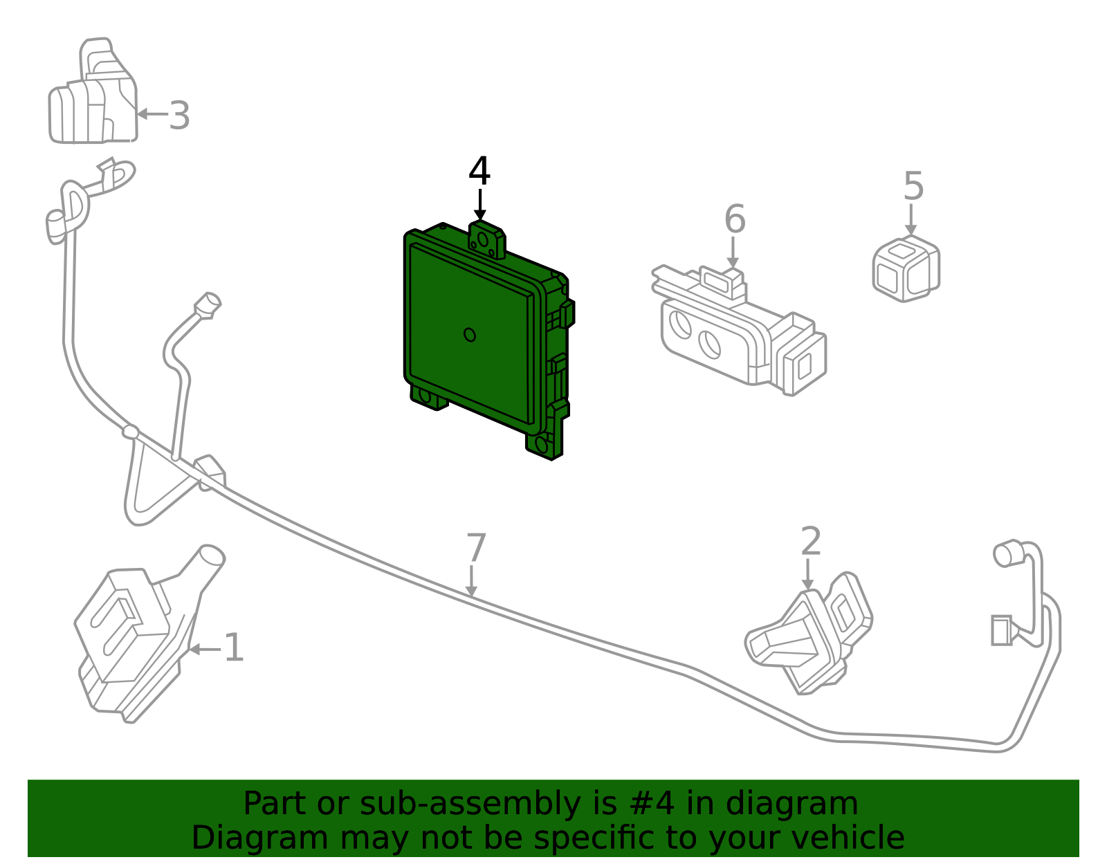2023-2025 Honda Pilot Sensor 8S303-T90-A53 | Honda Factory Parts