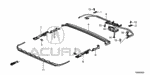 70229SDAA01 - Interior/Bumper: BOLT, SOCKET (5X7) for Acura Image