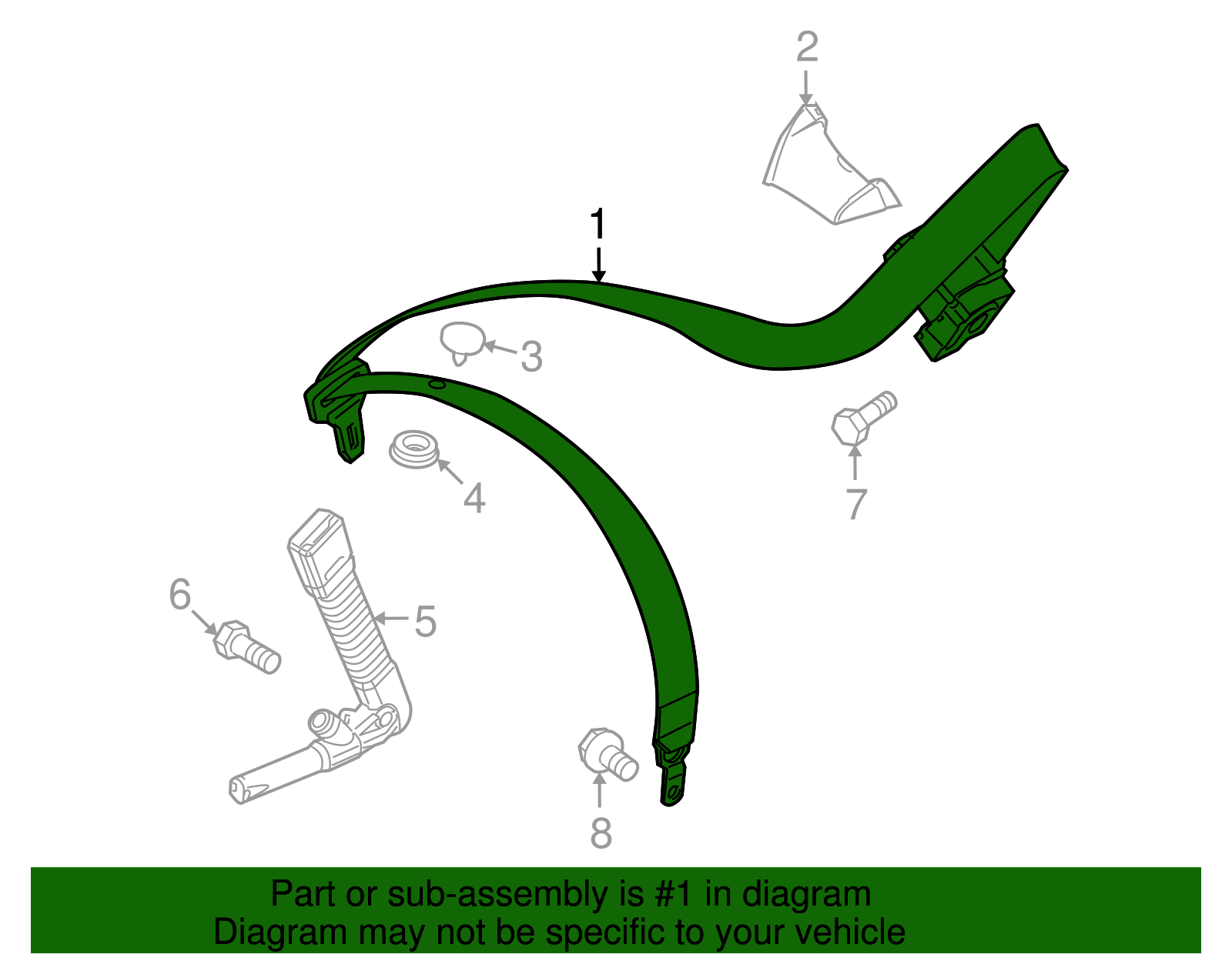 Lap & Shoulder Belt - BMW (72-11-9-137-950)