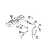 5093069AB - 5.9L Turbo Diesel; Engine: Oil Drain Tube for Dodge: Ram 2500, Ram 3500 Image