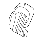 88360D2540OW4 - : Seat Back Cover for Genesis: G90 Image