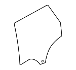 51335A17F53 - : Door Glass for Mini: Countryman Image