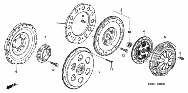 Flywheel for 2003 Honda Civic #0