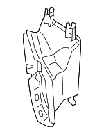 8S0121674B - Cooling System: Outer Duct for Audi: TT RS Quattro Image