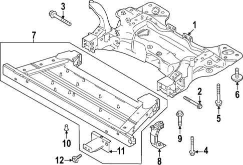 Suspension Mounting for 2021 Volvo XC40 Recharge #0
