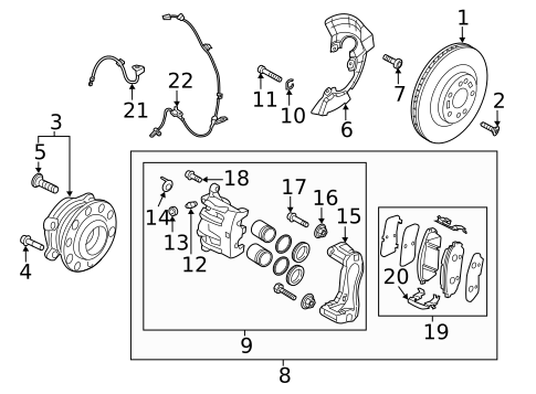 Front Brakes for 2024 Kia Sorento #0