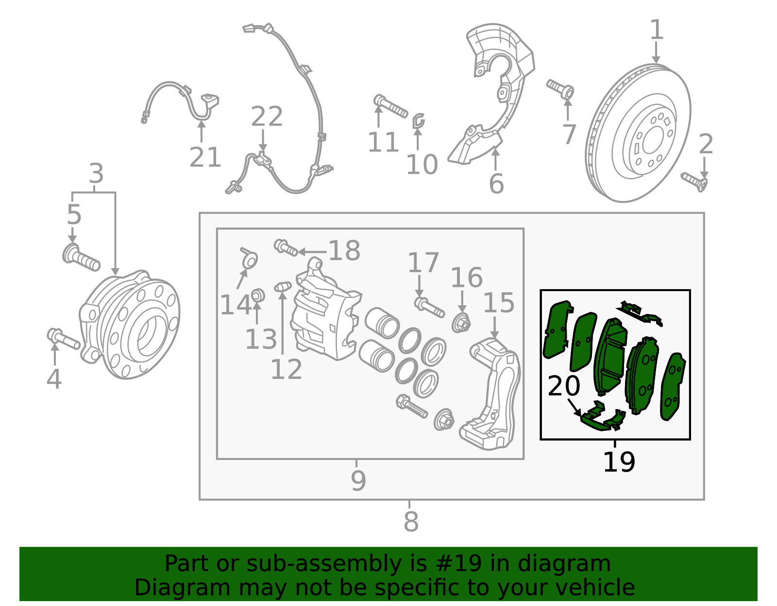 2021-2025 Kia Sorento Brake Pads 58101-P2A01 | OEM Parts Online