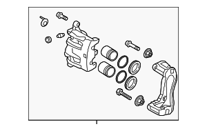 58180P2A00 - : Disc Brake Caliper for Kia: Sorento Image