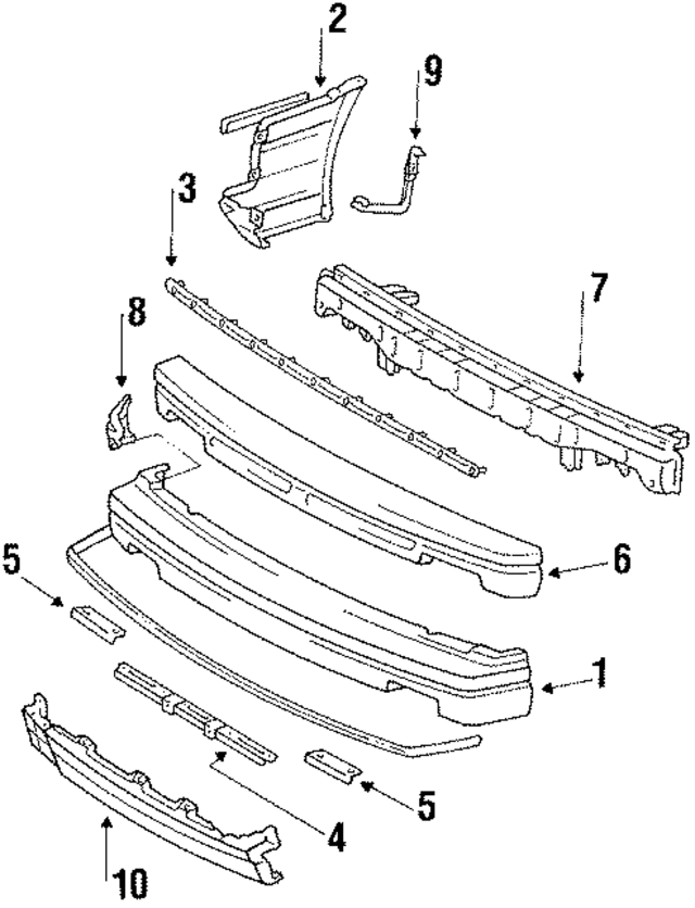 16513623 - Body: Bumper Cover for GM Image