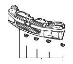 12335789 - Body: Grille for Chevrolet: Colorado Image