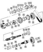 5103488AA - NVG273; Transfer Case: Input Gear Bearing for Mopar Image