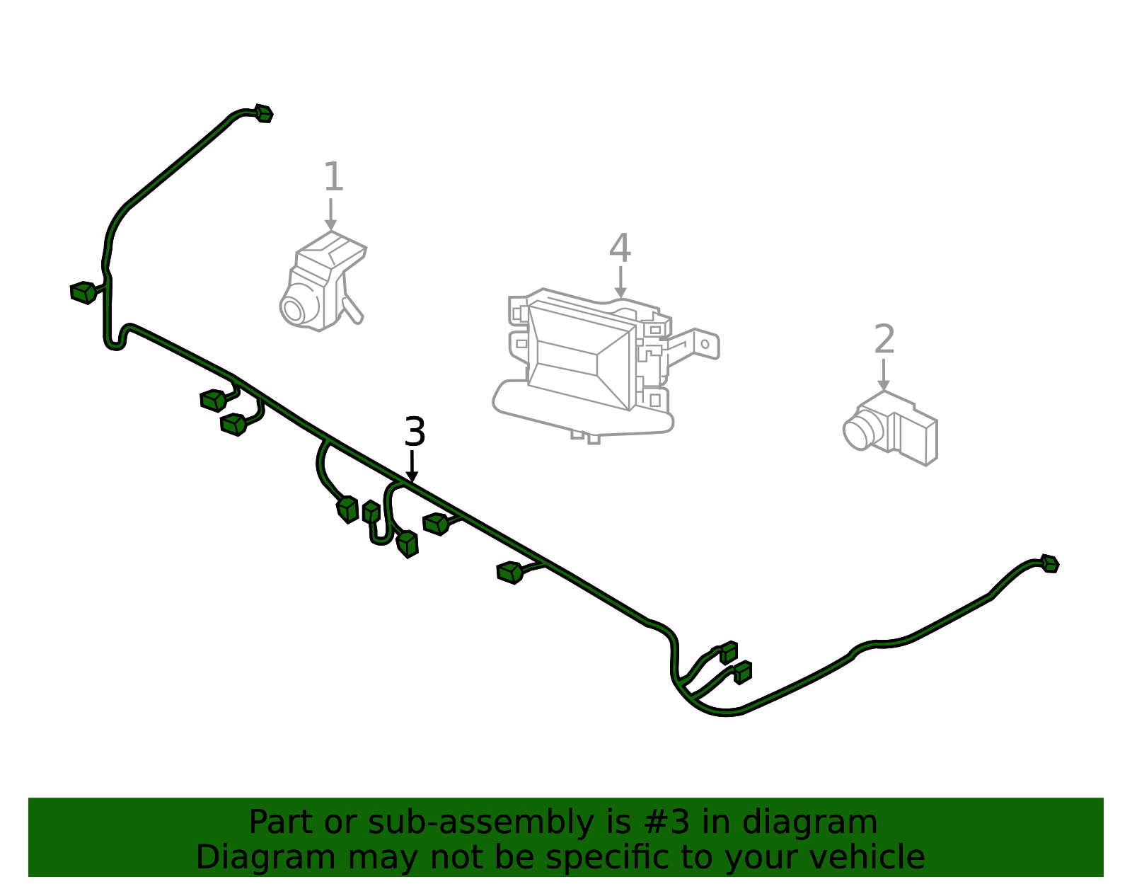 Genuine Wire Harness for 2021 Genesis G80 | Part# 91880-T1100