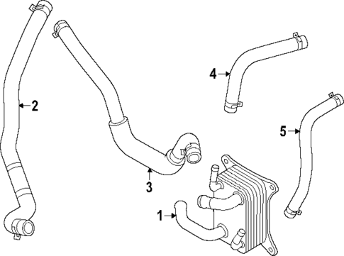 Oil Cooler for 2024 Hyundai Santa Fe #0
