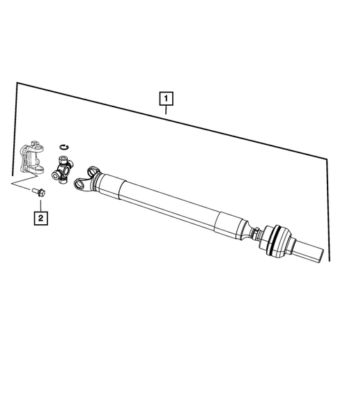 Drive Shaft for 2015 Ram 1500 #0