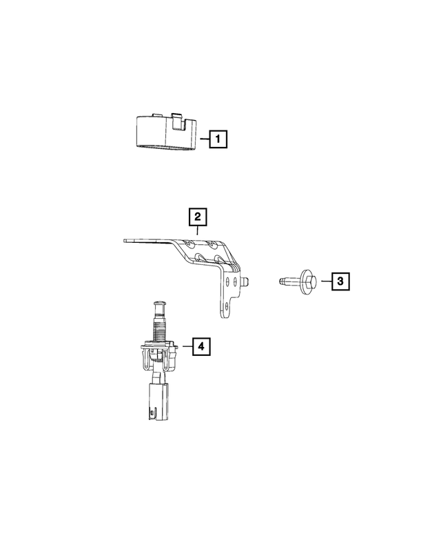 68417929AB - Electrical: Striker Plate for Mopar Image