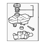 47201AK010 - Body: Master Cylinder for Toyota: Tacoma Image
