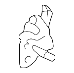 6942065D0V - Body: Upper Hinge for Suzuki Image