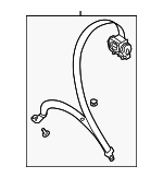 4K8857807EV04 - Electrical: Center Seat Belt for Audi Image
