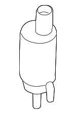61355A128A1 - Body: Washer Pump for BMW Image