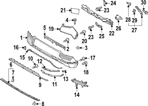 Bumper & Components - Rear for 2022 Hyundai Ioniq 5 #0