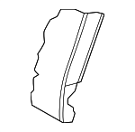 8Y0885776A - Body: Seat Back Pad for Audi: A3, A3 Quattro, Q4 e-tron, Q4 e-tron Sportback Image