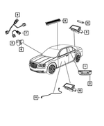 5108294AA - Electrical: Courtesy Lamp for Chrysler: 300 | Dodge: Charger Image