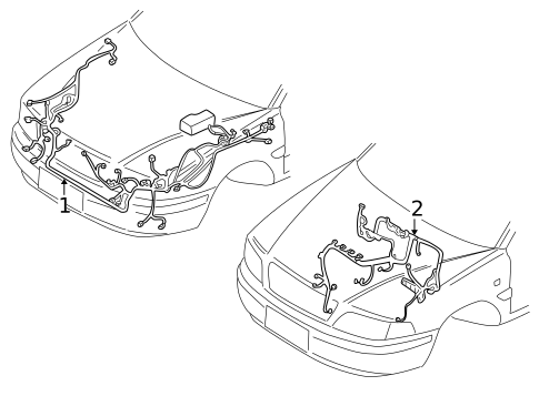 Wiring Harness for 2003 Volvo V40 #0