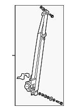 4814THRA00ZA - Electrical: Belt &amp; Retractor for Honda: Odyssey Image