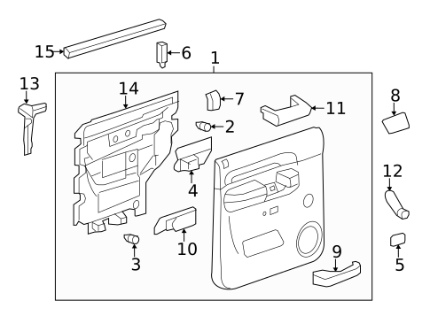 Exterior Trim - Rear Door for 2011 Chevrolet Silverado 3500 HD #5