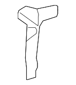 15911459 - Body: Interior Door Pull Handle Support for Chevrolet: Silverado 1500, Silverado 2500 HD, Silverado 3500 HD | GMC: Sierra 1500, Sierra 2500 HD, Sierra 3500 HD Image