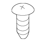 MS450177 - Body: Rear Trim Screw for Mitsubishi: Eclipse, Eclipse Cross, Endeavor, Galant, Lancer, Mirage, Montero, Montero Sport, Outlander, Outlander PHEV, Outlander Sport Image