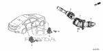 90132T5A003 - Electrical/Exhaust/Heater/Fuel: SCREW, GROUND (5X18) for Honda Image