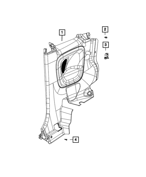 Panels - Moldings - Scuff Plates, Pillar, Cowl, 1/4 Panel Trim and Cargo Covers for 2019 Fiat 500 #1