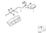62116915185 - Instruments, Measuring Systems: Ctrl Unit, Integrated in Instr.Cluster for BMW Image