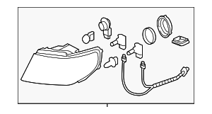 19121828 - : Headlight (Xenon) for Saab: 9-7x Image