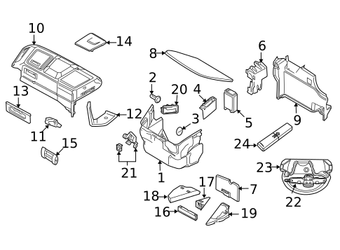 Interior Trim - Front Structure for 2012 Porsche 911 #0