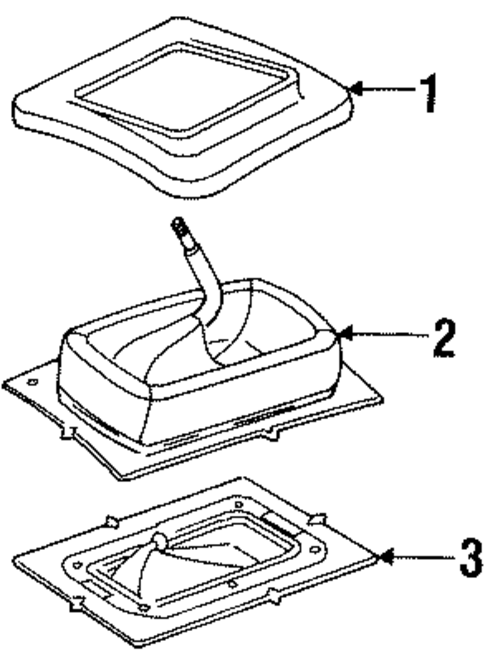 Shifter Trim for 1999 Dodge Ram 1500 #0