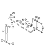 6105171AA - Rear Suspension: Nut for Mopar Image