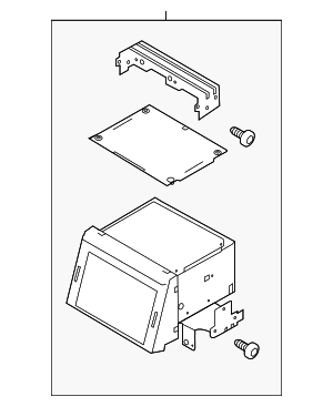 R65604U101 - Unclassified: Radio Control Unit for Kia: Optima Image