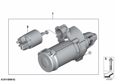 Starter for 2010 BMW BMW ALPINA B7L #0