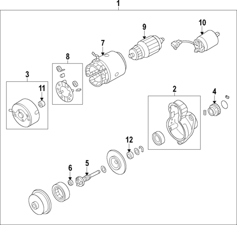 Starter for 2016 Nissan 370Z #0