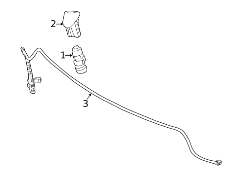 Washer Components for 2019 Fiat 124 Spider #0