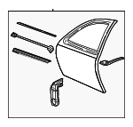 21997447 - Body: Door Shell for Chevrolet: Cavalier | Pontiac: Sunfire Image