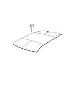 68596399AE - Body Sheet Metal Except Doors: Skylight Glass for Mopar Image