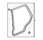 72810S10013 - Body: Door Weather-strip for Honda: CR-V Image