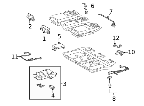 Battery for 2009 Toyota Highlander #0